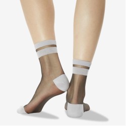 Hot Sox Women's Sheer Anklet Crew Socks 1 Pair, Grey, Women's 4-10 Shoe Hot Sox Women's Sheer Anklet Crew Socks 1 Pair, Grey, Women's 4-10 Shoe