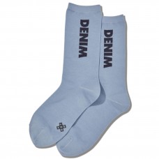 Hot Sox Women's Color Names Crew Socks 1 Pair, Denim, Women's 4-10 Shoe