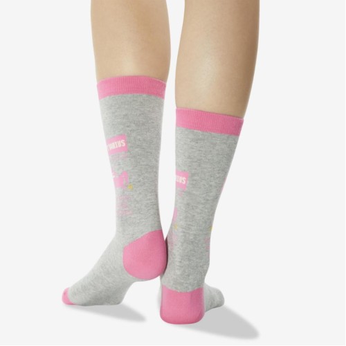 Hot Sox Women's Sagittarius Zodiac Crew Socks 1 Pair, Grey Heather, Women's 4-10 Shoe Hot Sox Women's Sagittarius Zodiac Crew Socks 1 Pair, Grey Heather, Women's 4-10 Shoe