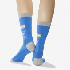 Hot Sox Women's Cancer Zodiac Crew Socks 1 Pair, Blue, Women's 4-10 Shoe