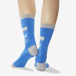 Hot Sox Women's Cancer Zodiac Crew Socks 1 Pair, Blue, Women's 4-10 Shoe Hot Sox Women's Cancer Zodiac Crew Socks 1 Pair, Blue, Women's 4-10 Shoe