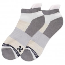 Hot Sox Women's Breathe No Show Tab Crew Socks 1 Pair, Grey, Women's 4-10 Shoe