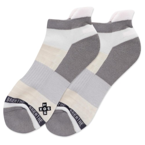 Hot Sox Women's Breathe No Show Tab Crew Socks 1 Pair, White, Women's 4-10 Shoe