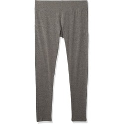 K. Bell Solid Basic Legging 1 Pair, Charcoal Heather, Small/Medium