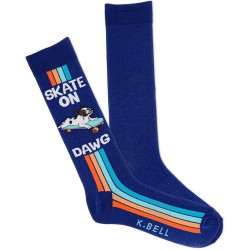 K. Bell Men's Skate On Dawg Crew, Midnight Blue, Men's Shoe 10-13, 1 Pair