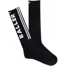 K. Bell Men's Sport Active Crew - Balle Socks 1 Pair, Black, Men's 10-13