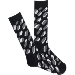 K. Bell Men's Abstract Leopard Crew Socks 1 Pair, Black, Men's 10-13 K. Bell Men's Abstract Leopard Crew Socks 1 Pair, Black, Men's 10-13