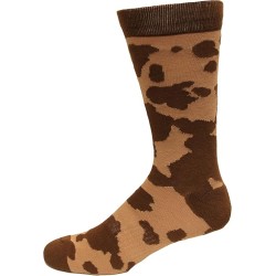 K. Bell Men's Men'S Cow Print Crew Socks 1 Pair, Brown, Men's 10-13 K. Bell Men's Men'S Cow Print Crew Socks 1 Pair, Brown, Men's 10-13