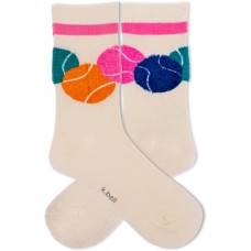 K. Bell Women's Fuzzy Tennis Crew Socks 1 Pair, Sand, Women's 4-10 Shoe