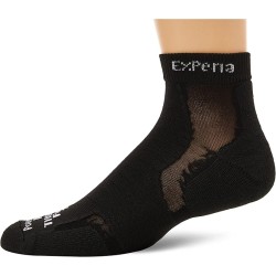 Thorlo Unisex Techfit Light Cushion Ankle, Black On Black, L Thorlo Unisex Techfit Light Cushion Ankle, Black On Black, L