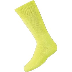 Thorlos Kids Skiing Moderate Cushion Over-Calf, Electric Yellow/White, L Thorlos Kids Skiing Moderate Cushion Over-Calf, Electric Yellow/White, L