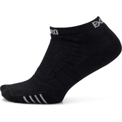 Thorlo Unisex Prolite Ultra-Light Cushion Low Cut 1 Pair, Black On Black, Small