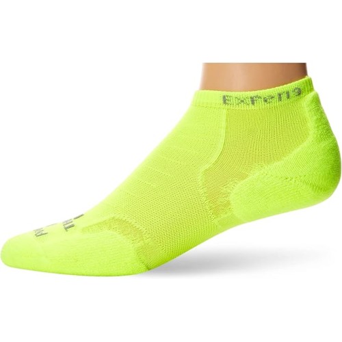 Thorlos Unisex Techfit Light Cushion Low Cut, Electric Yellow -Solid, S