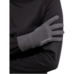 Thorlos Unisex Lightweight Performance Gloves, Charcoal, S