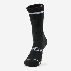 Experia Unisex Tennis Thin Cushion Crew, Black, M