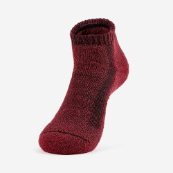 Thorlo Womens Hiking Moderate Cushion Low Cut, Burgundy, S