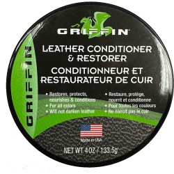 Griffin Leather Conditioner and Restorer - 4 oz. Griffin Leather Conditioner and Restorer - 4 oz.