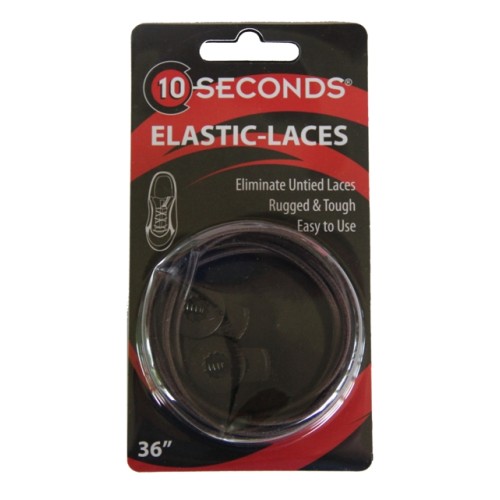 Ten Seconds Elastic Laces, Brown