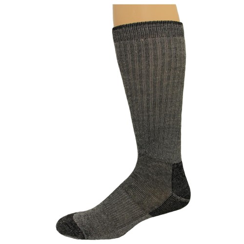 Carolina Ultimate Men's Crew Socks 2 Pair, Black, Men's Large: 9-13