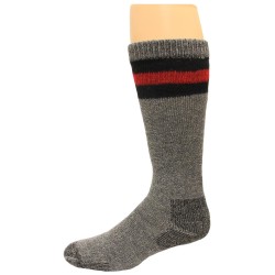Carolina Ultimate Men's Crew Socks 1 Pair, Black/Red, Men's 9-13