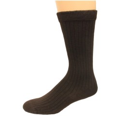 Carolina Ultimate Non-Binding Crew Socks 2 Pair, Brown, Men's 9-13
