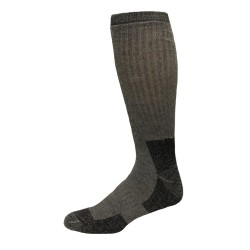 Carolina Ultimate Men's Crew Work Sock 2 Pair, Charcoal, Men's 12-15