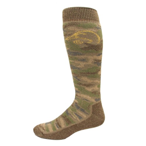 Ducks Unlimited Camo Tall Boot Socks, 1 Pair, Camo, Large, W 9-12 / M 9-13