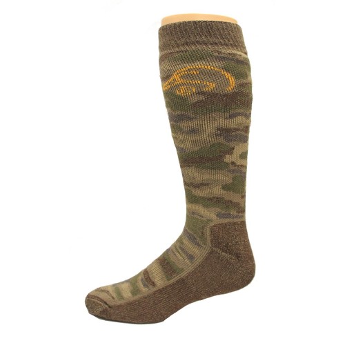 Ducks Unlimited Camo Tall Boot Socks, 1 Pair, Camo, X-Large, M 12-16