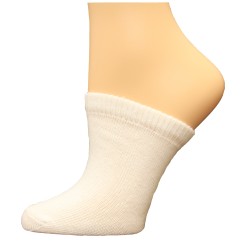 FeetPeople Premium Clog Socks 1 Pair, White