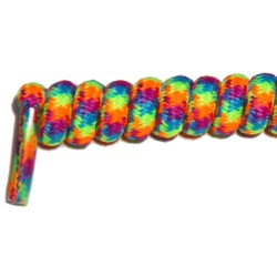 FeetPeople Curly Laces, Rainbow