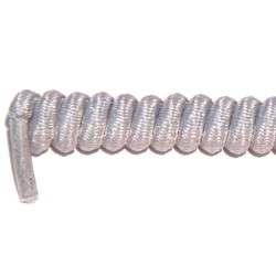 FeetPeople Curly Laces, Light Grey