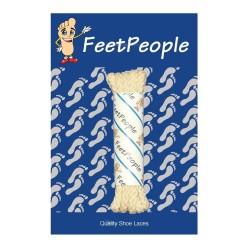 FeetPeople Brogue Casual Dress Laces, Light Sand