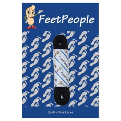 FeetPeople Flat Dress Laces, Black FeetPeople Flat Dress Laces, Black