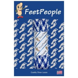 FeetPeople Glow Flat Laces, Royal Argyle