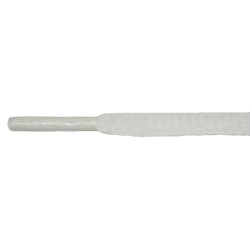 FeetPeople High Quality Oval Laces, White