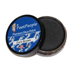 FeetPeople Premium Shoe Polish, 1.625 Oz., Dark Brown