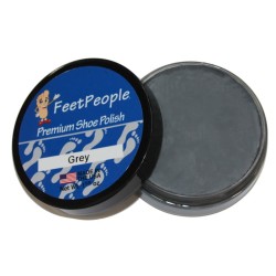 FeetPeople Premium Shoe Polish, 1.625 Oz., Grey