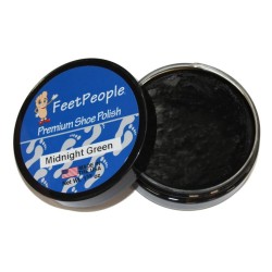 FeetPeople Premium Shoe Polish, 1.625 Oz., Midnight Green