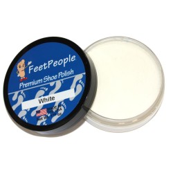 FeetPeople Premium Shoe Polish, 1.625 Oz., White