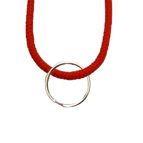 FeetPeople Round Lace Key Chain, Burnt Orange FeetPeople Round Lace Key Chain, Burnt Orange