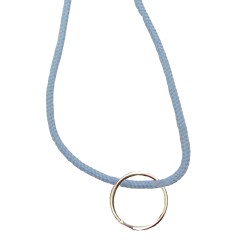 FeetPeople Round Lace Key Chain, Carolina Blue FeetPeople Round Lace Key Chain, Carolina Blue