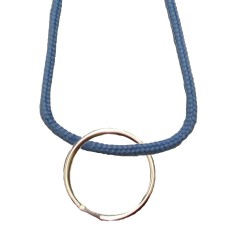 FeetPeople Round Lace Key Chain, Columbia Blue FeetPeople Round Lace Key Chain, Columbia Blue