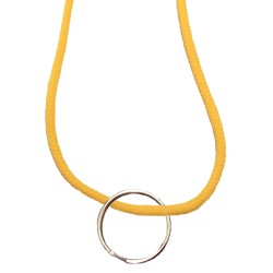 FeetPeople Round Lace Key Chain, Gold