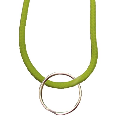 FeetPeople Round Lace Key Chain, Neon Yellow FeetPeople Round Lace Key Chain, Neon Yellow