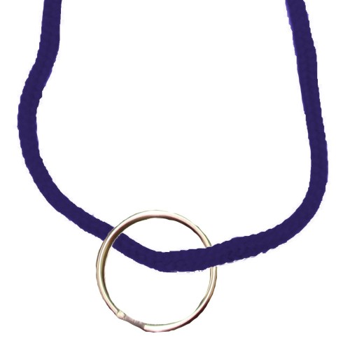 FeetPeople Round Lace Key Chain, Purple FeetPeople Round Lace Key Chain, Purple