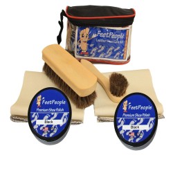 FeetPeople Deluxe Leather Care Kit with Travel Bag FeetPeople Deluxe Leather Care Kit with Travel Bag