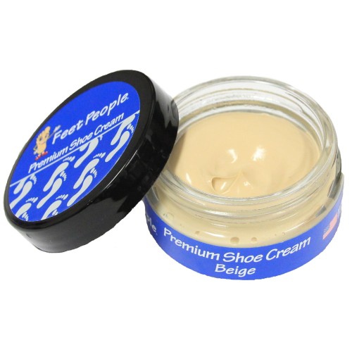 FeetPeople Premium Shoe Cream 1.5 oz, Beige           