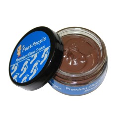 FeetPeople Premium Shoe Cream 1.5 oz, Brown