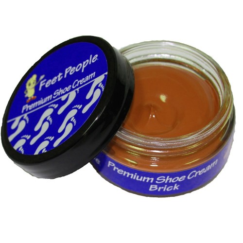 FeetPeople Premium Shoe Cream 1.5 oz, Brick