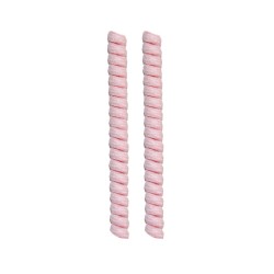 FootGalaxy Twister Curly Laces, Pink